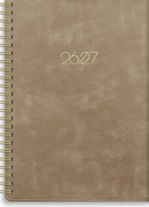 Kalender Study A5 Twist mocca 2026-2027