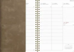 Kalender Study A5 Twist mocca 2026-2027