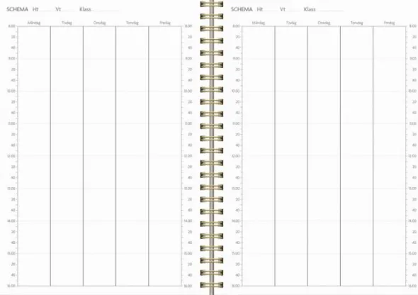 Kalender Study A5 Twist mocca 2026-2027