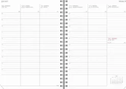 Kalender Study A5 Twist svart 2026-2027