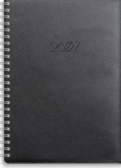 Kalender Study A5 Twist svart 2026-2027