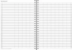 Kalender Study A5 Twist svart 2026-2027