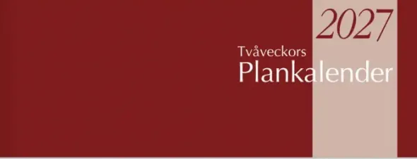Kalender 2027 Tvåveckors Plankalender
