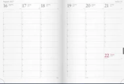 Kalender Veckojournal Mörkblå 2027
