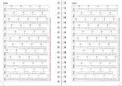 Kalender Weekly A6 4i1 2027