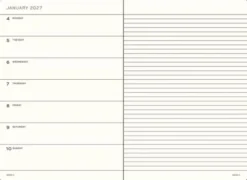 Kalender Weekly Planner/Notebook 18m 26-27 A5 Forest Green