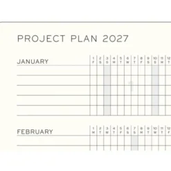 Kalender Week Planner hard 18m 26-27 A5 Dusty Rose
