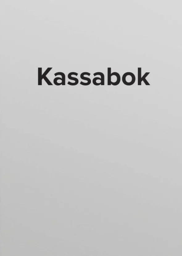 Kassabok - A5 148x210mm