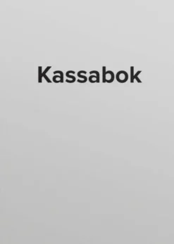Kassabok - A6 - 105x148mm