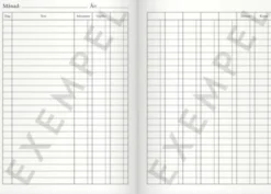 Kassabok med konton - A5 - 148x210mm
