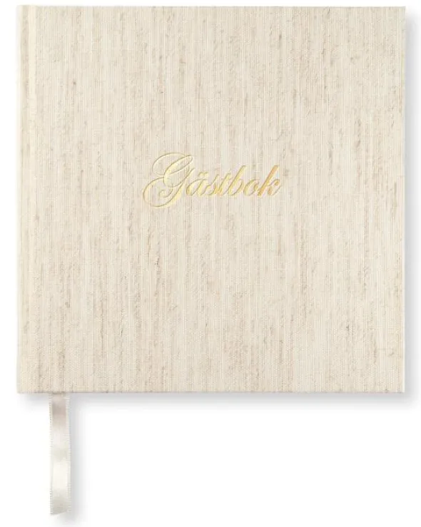 Klassisk gästbok 185x185 mm - Nature