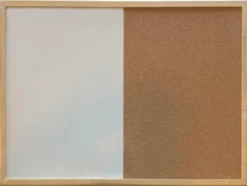 Kork/Whiteboardtavla 40x60cm, Träram