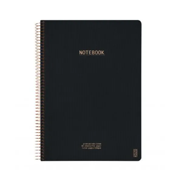 Kozo Premium Notebook A4 Black
