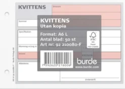 Kvittens A6L