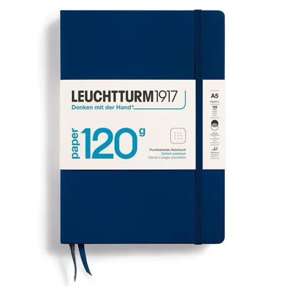 Leuchtturm Notebook A5 120g Dotted Navy