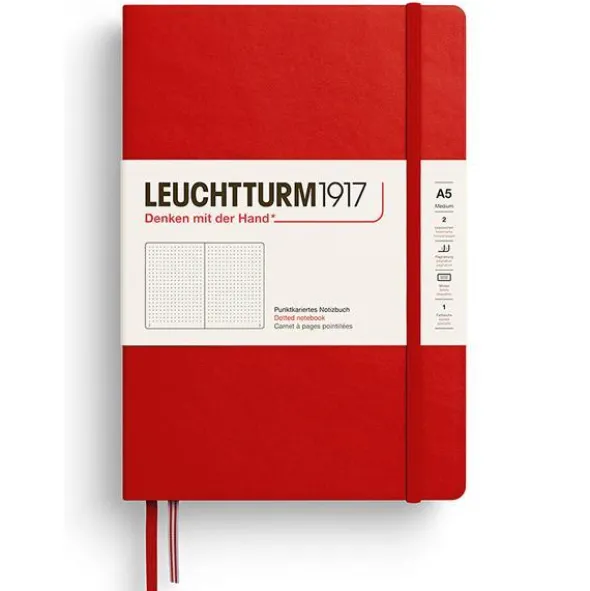 Leuchtturm Notebook A5 hard Cherry dotted