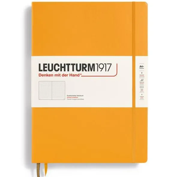 Leuchtturm Notebook A4+ hard dotted Rising Sun