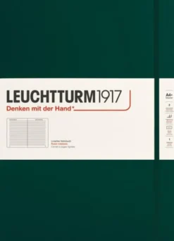 Leuchtturm Notebook A4+ hard Forest Green linjerad