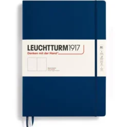 Leuchtturm Notebook A4+ hard Navy olinjerad