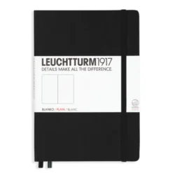 Leuchtturm Notebook A5 hard 251s Black olinjerad
