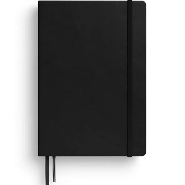 Leuchtturm Notebook A5 hard 411s Black Plain