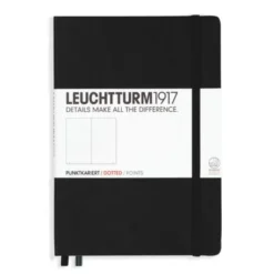 Leuchtturm Notebook A5 hard 251s Black dotted