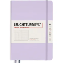 Leuchtturm Notebook A5 hard 251s Lilac dotted