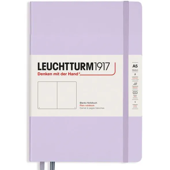 Leuchtturm Notebook A5 hard 251s Lilac olinjerad