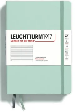 Leuchtturm Notebook A5 hard 251s Mint Green ruled