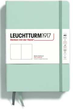 Leuchtturm Notebook A5 hard 251s Mint Green olinjerad