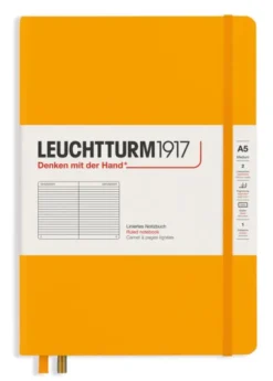 Leuchtturm Notebook A5 hard 251s Rising Sun linjerad