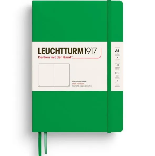 Leuchtturm Notebook A5 hard 251s Spring Leaf plain