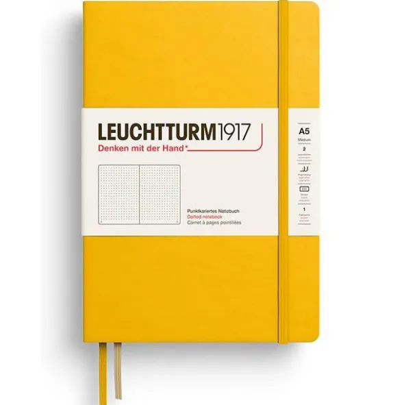 Leuchtturm Notebook A5 hard Sunflower dotted