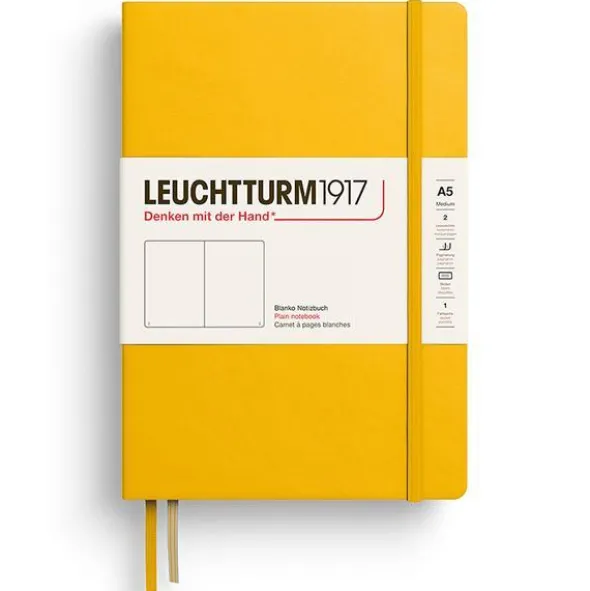 Leuchtturm Notebook A5 hard Sunflower olinjerad