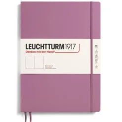Leuchtturm Notebook A4 Slim Hard 123s Dusty Rose olinjerad