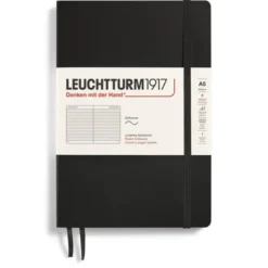 Leuchtturm Notebook A5 soft Black Ruled