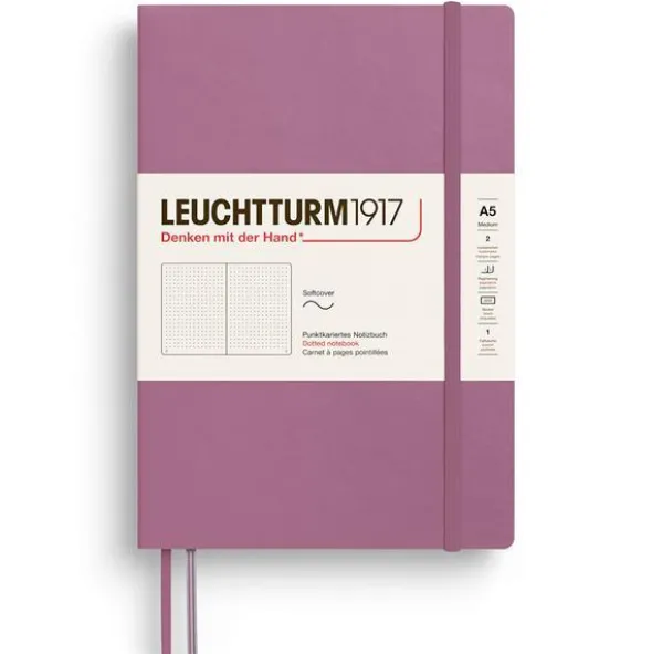 Leuchtturm Notebook A5 soft Dotted Dusty Rose
