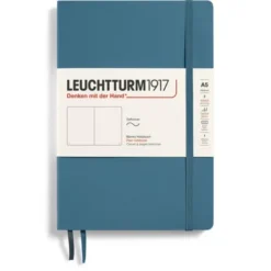 Leuchtturm Notebook A5 soft olinjerad Stone blue