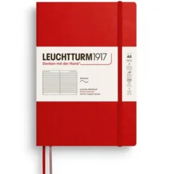 Leuchtturm Notebook A5 soft Ruled Cherry