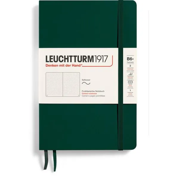 Leuchtturm Notebook B6 dotted Forest Green