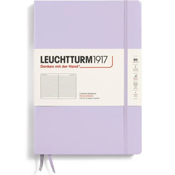 Leuchtturm Notebook B5 Hard 219s Lilac ruled
