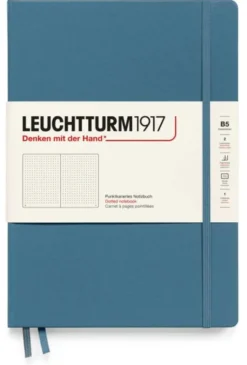 Leuchtturm Notebook B5 Hard 121s Stone Blue Dotted