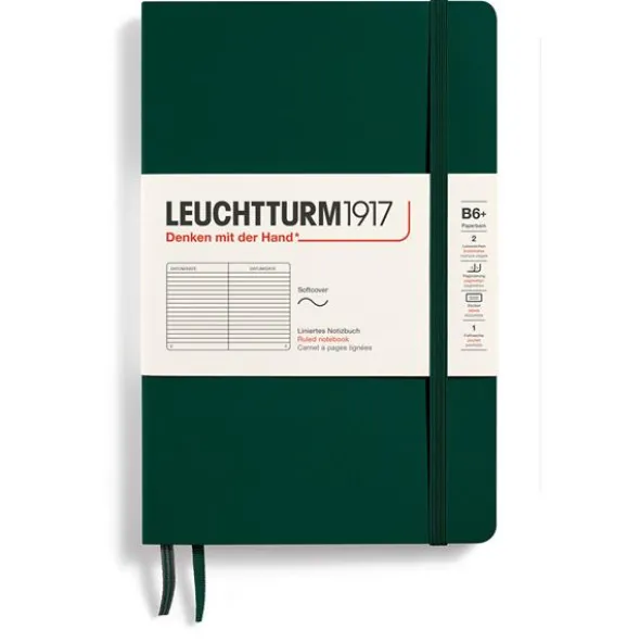Leuchtturm Notebook B6 Soft ruled Forest Green