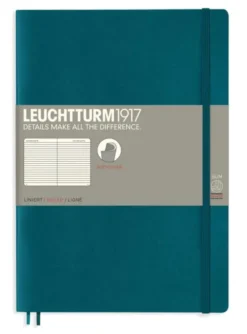 Leuchtturm Notebook B6 Soft ruled Pacific Green