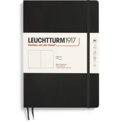 Leuchtturm Notebook B5 Soft 123s Black Olinjerad