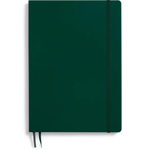 Leuchtturm Notebook B5 Soft 123s Forest Green Olinjerad