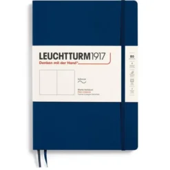 Leuchtturm Notebook B5 Soft 123s Navy Olinjerad