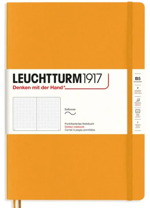 Leuchtturm Notebook B5 Soft 123s Rising Sun Dotted
