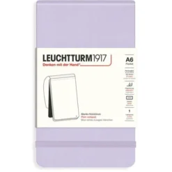 Leuchtturm Reporter Notepad A6 hard cover plain Lilac