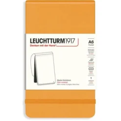 Leuchtturm Reporter Notepad A6 hard cover plain Rising Sun